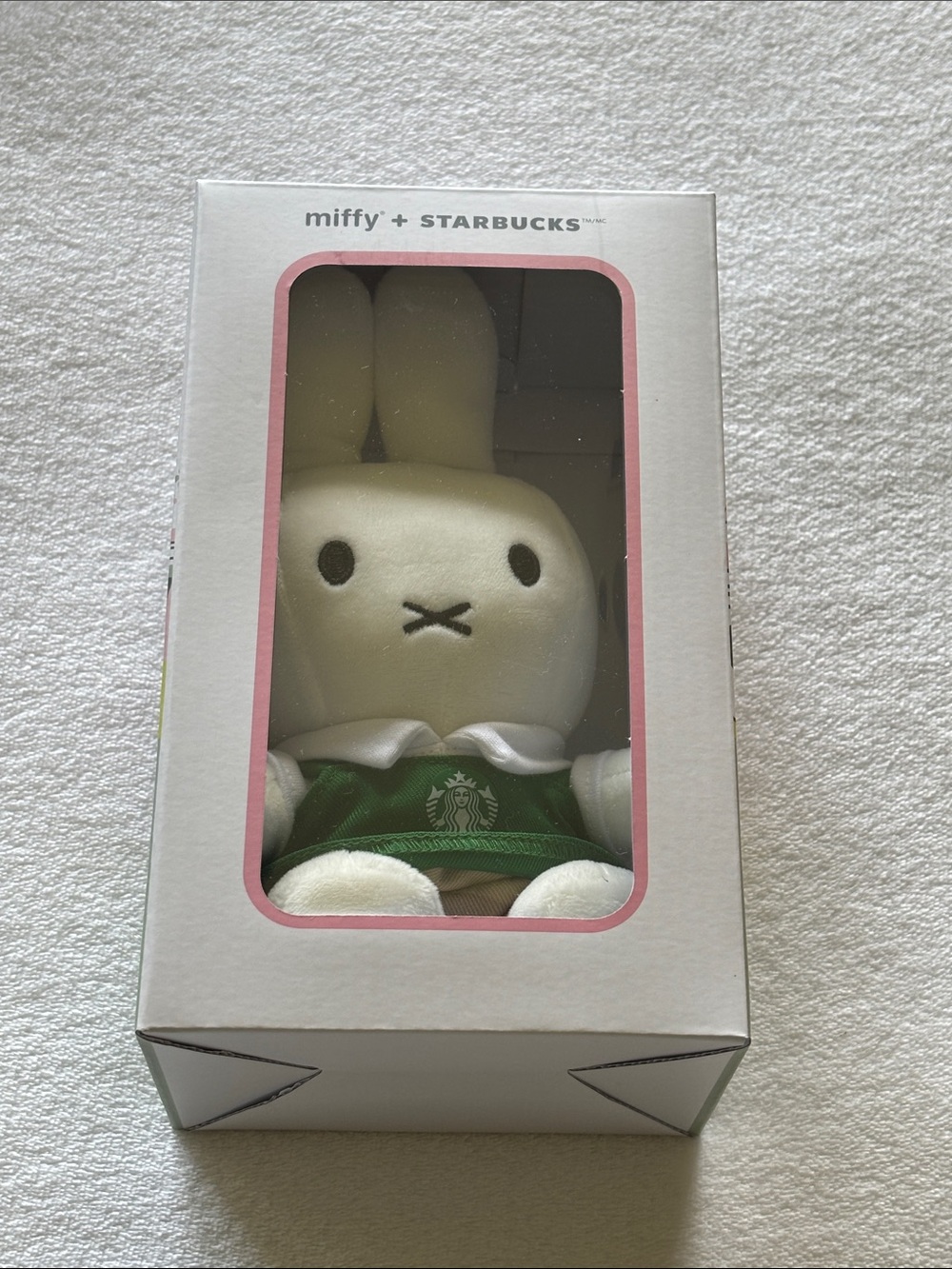 Limited Edition Starbucks White Miffy Plush
